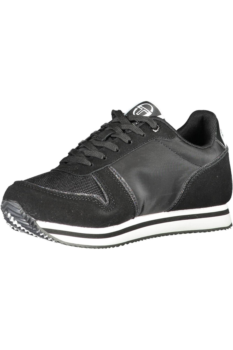 Black Polyester Women Sneaker Sergio Tacchini