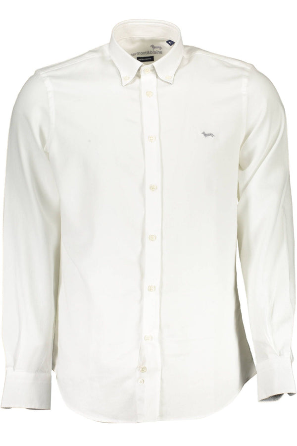 White Cotton Men Shirt Harmont & Blaine