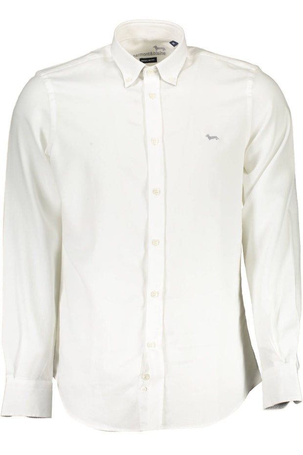 White Cotton Men Shirt Harmont & Blaine