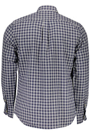 Blue Cotton Men Shirt Harmont & Blaine