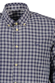 Blue Cotton Men Shirt Harmont & Blaine