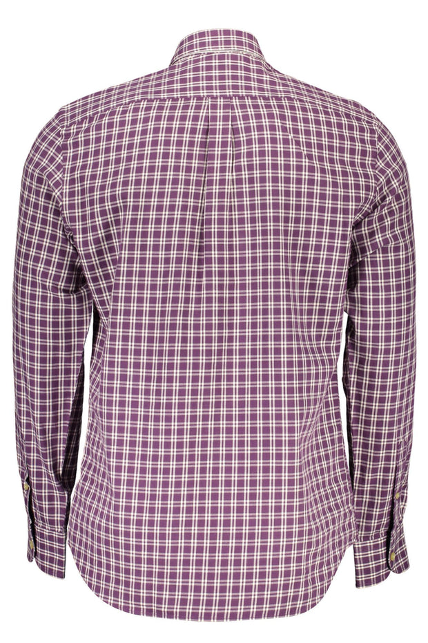 Purple Cotton Men Shirt Harmont & Blaine