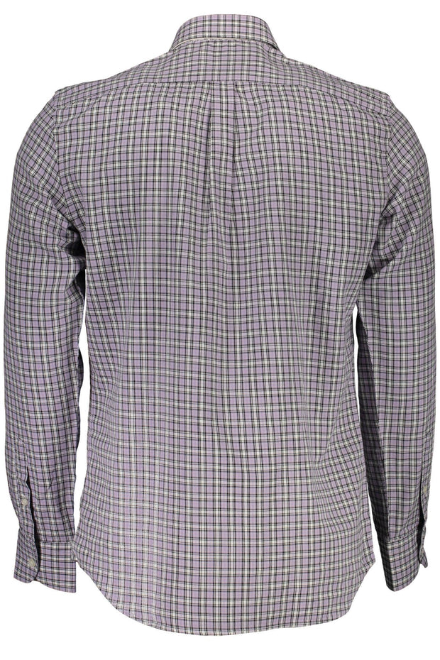 Purple Cotton Men Shirt Harmont & Blaine