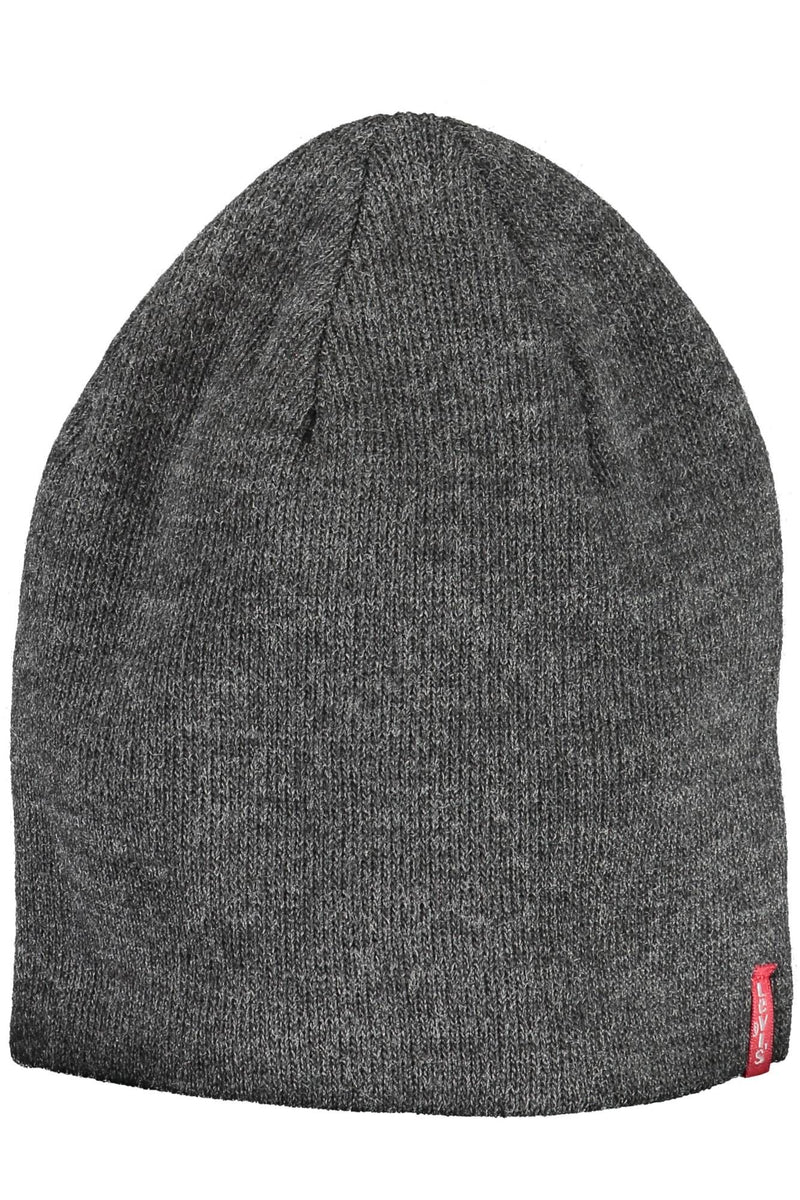 Gray Acrylic Men Cap Levi's