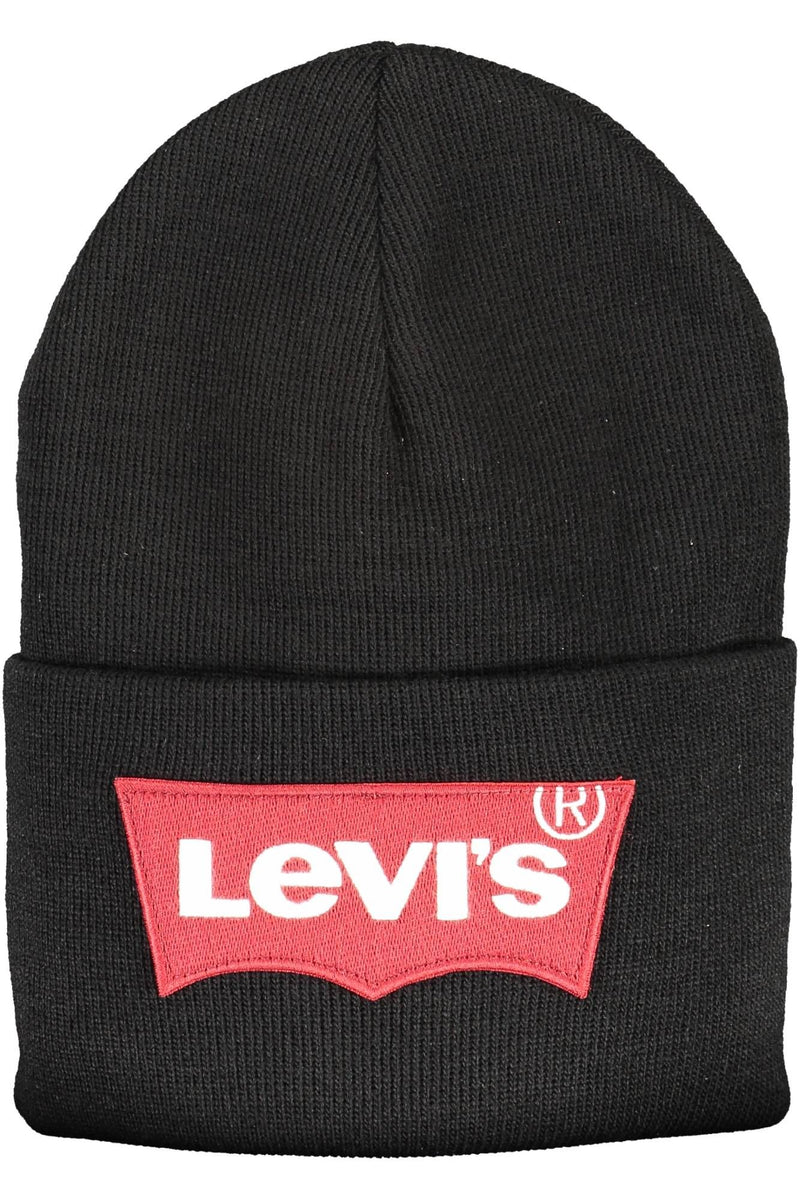 Black Acrylic Men Cap Levi's