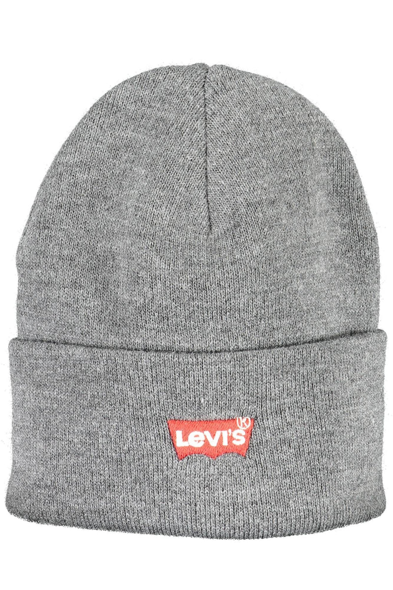 Gray Acrylic Men Cap Levi's