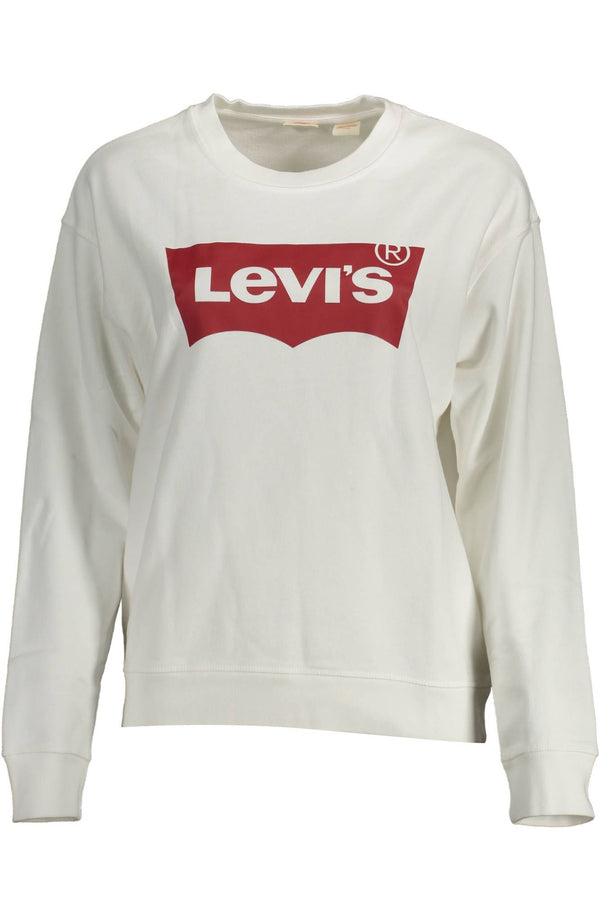 White Cotton Women Sweater Levi's