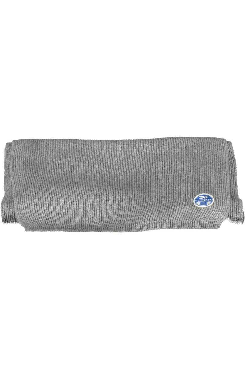 Gray Cotton Men Scarf North Sails