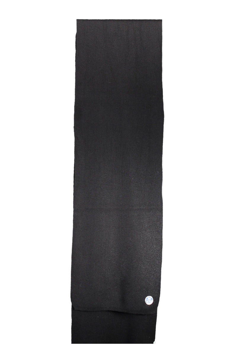 Black Cotton Men Scarf North Sails