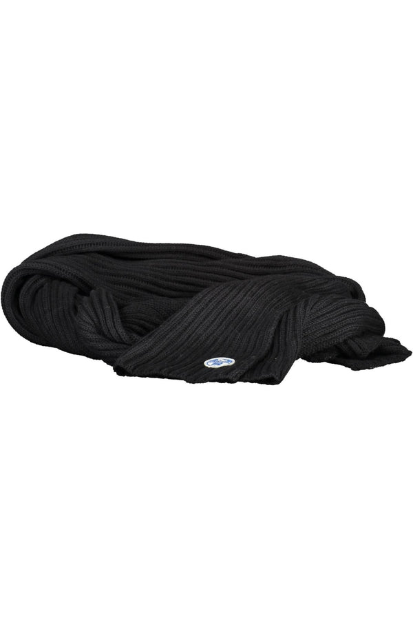 Black Cotton Men Scarf North Sails