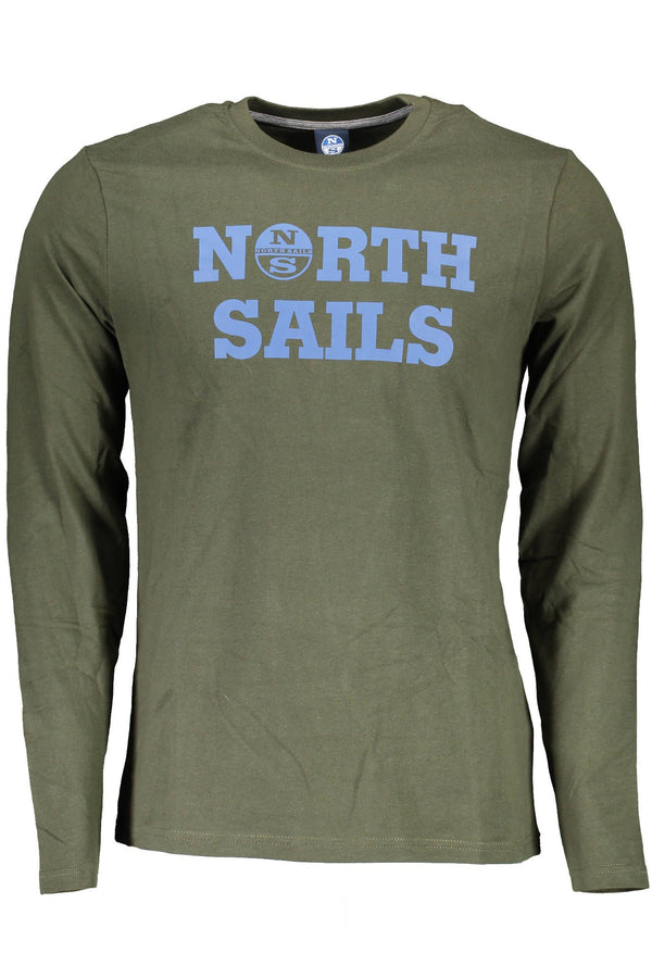 Green Cotton Men T-Shirt North Sails