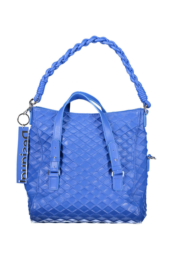 Blue Polyethylene Women Handbag Desigual