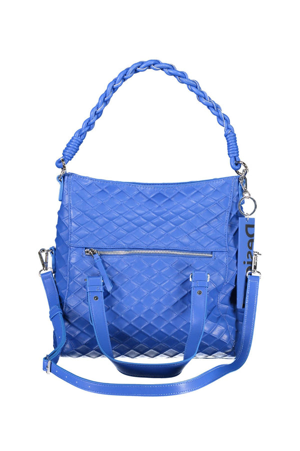 Blue Polyethylene Women Handbag Desigual