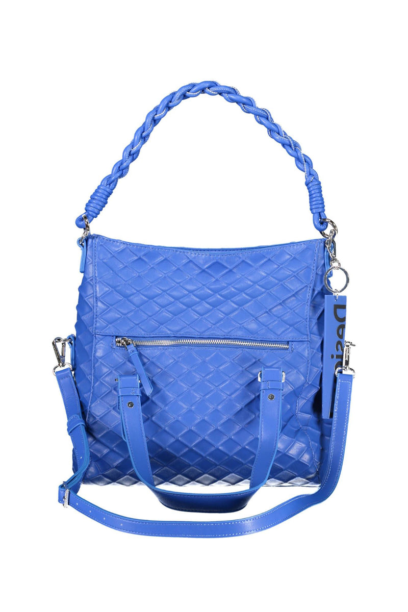 Blue Polyethylene Women Handbag Desigual