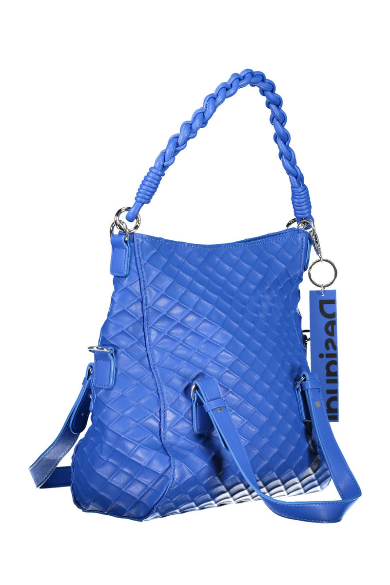 Blue Polyethylene Women Handbag Desigual