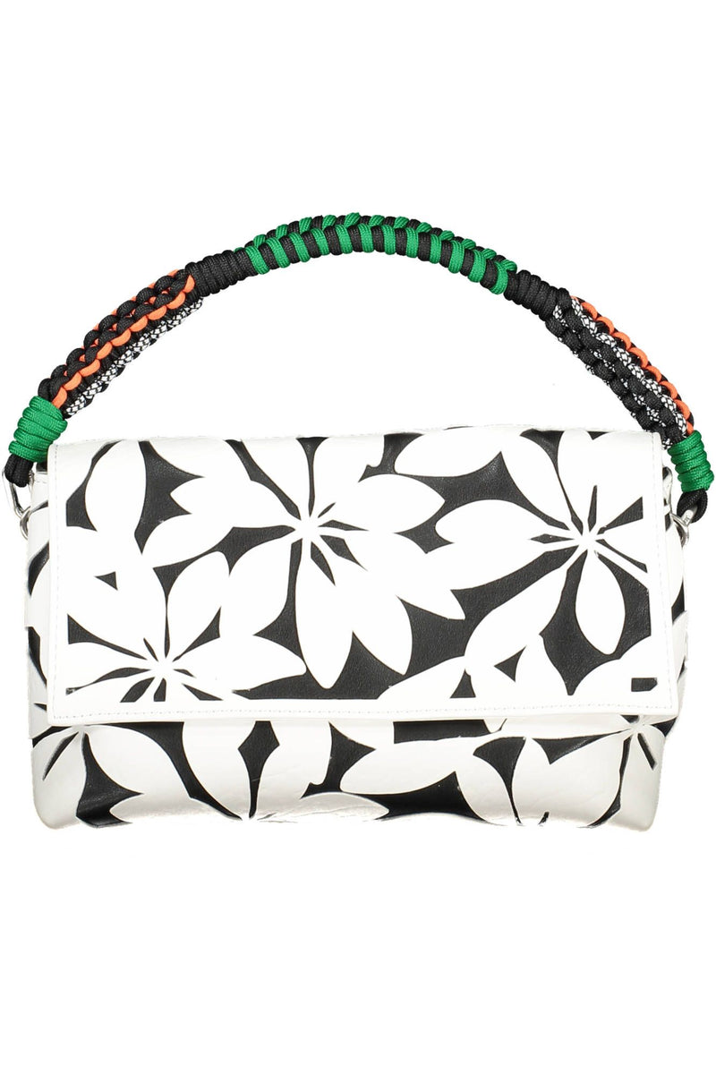 White Polyethylene Women Handbag Desigual