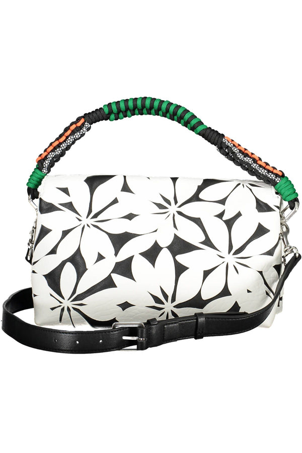 White Polyethylene Women Handbag Desigual