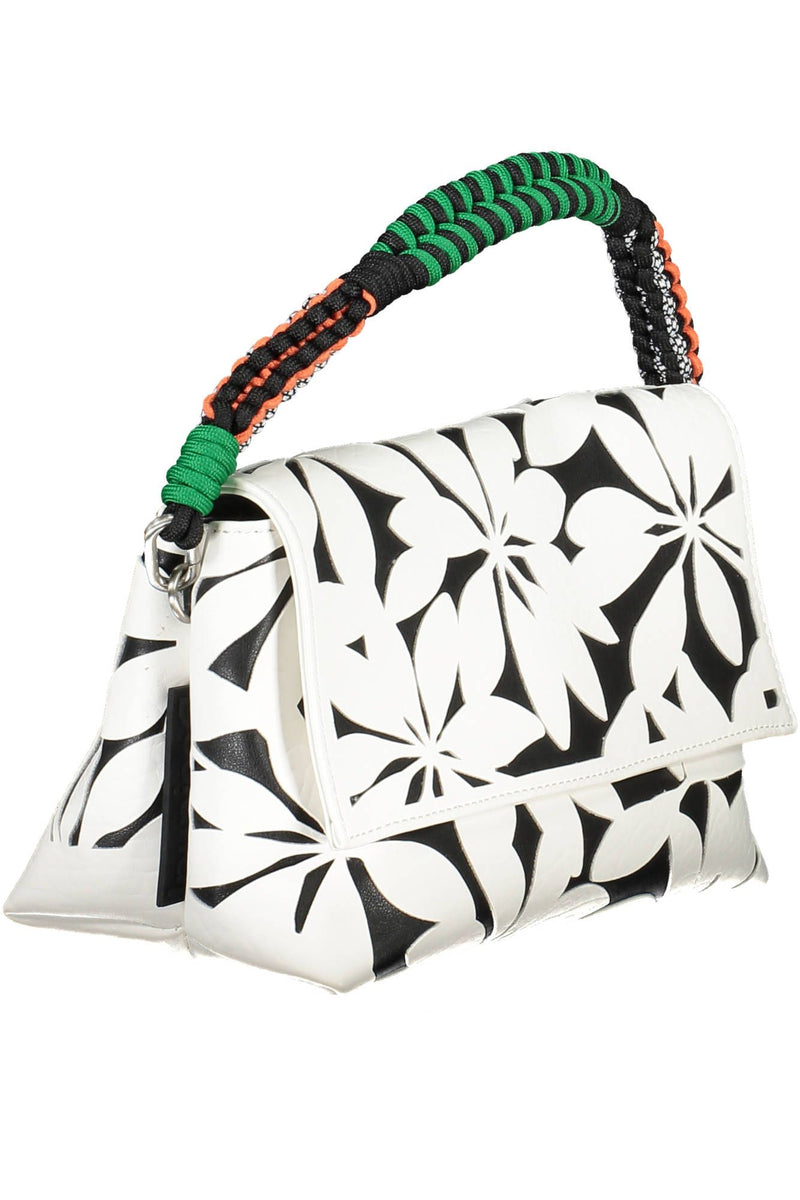 White Polyethylene Women Handbag Desigual