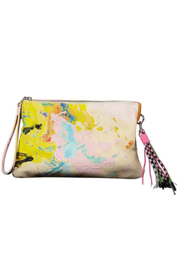 White Cotton Women Handbag Desigual