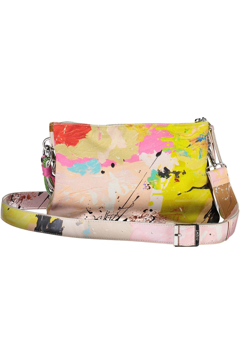 White Cotton Women Handbag Desigual