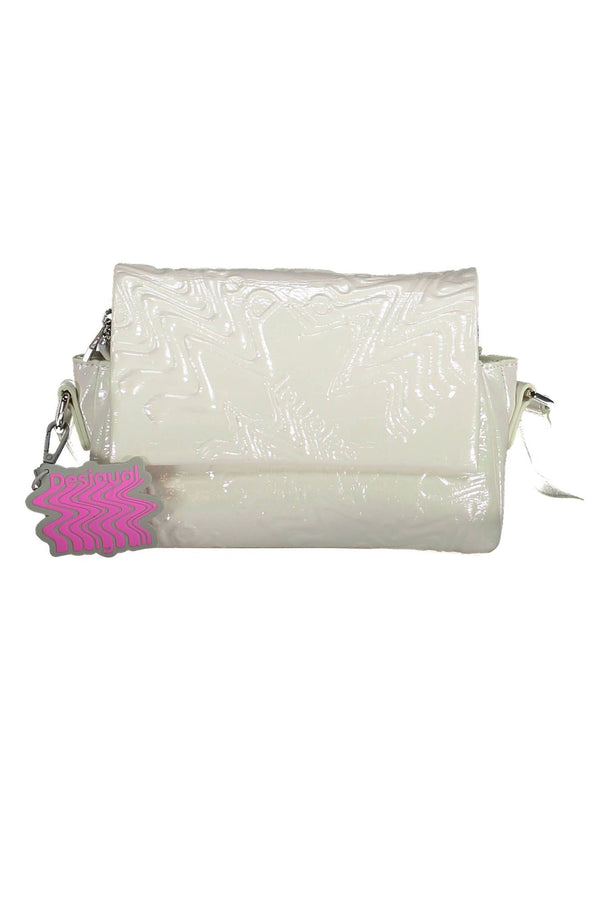 White Polyethylene Women Handbag Desigual