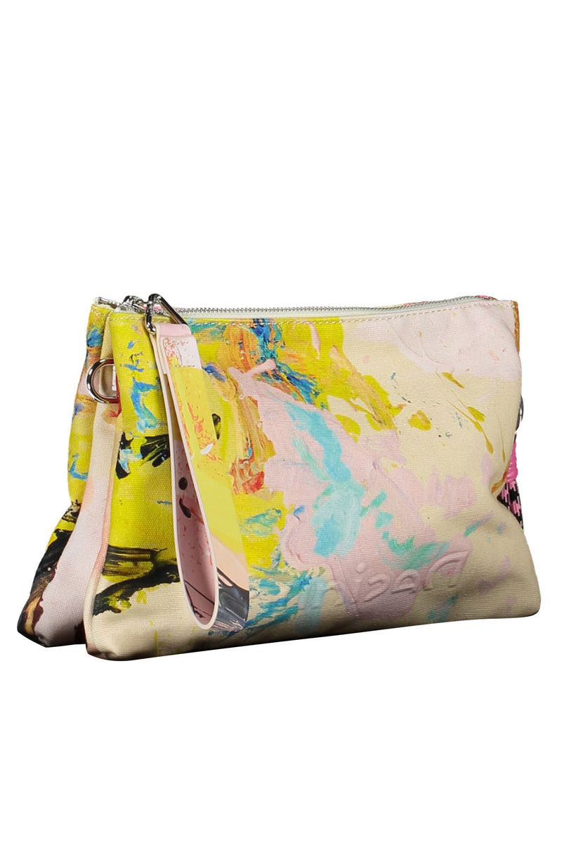 White Cotton Women Handbag Desigual