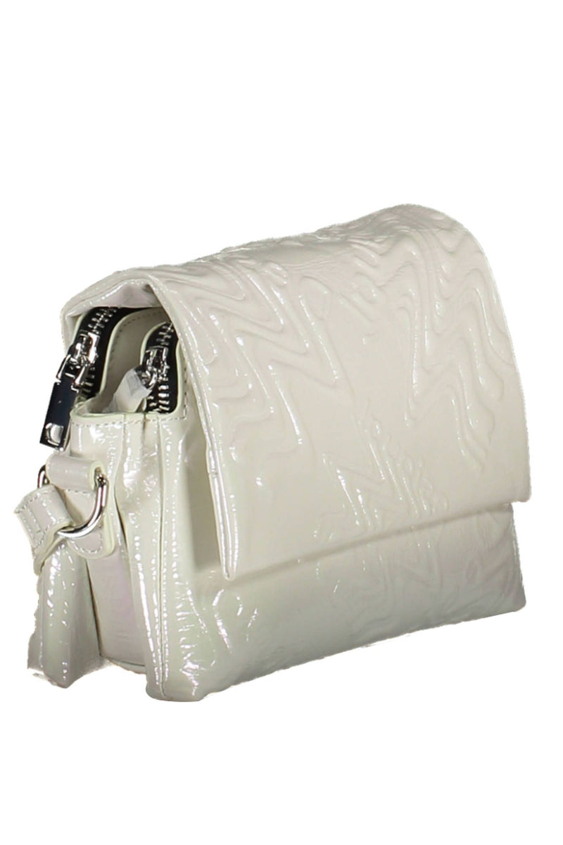 White Polyethylene Women Handbag Desigual