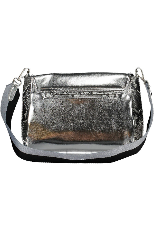 Silver Polyethylene Women Handbag Desigual