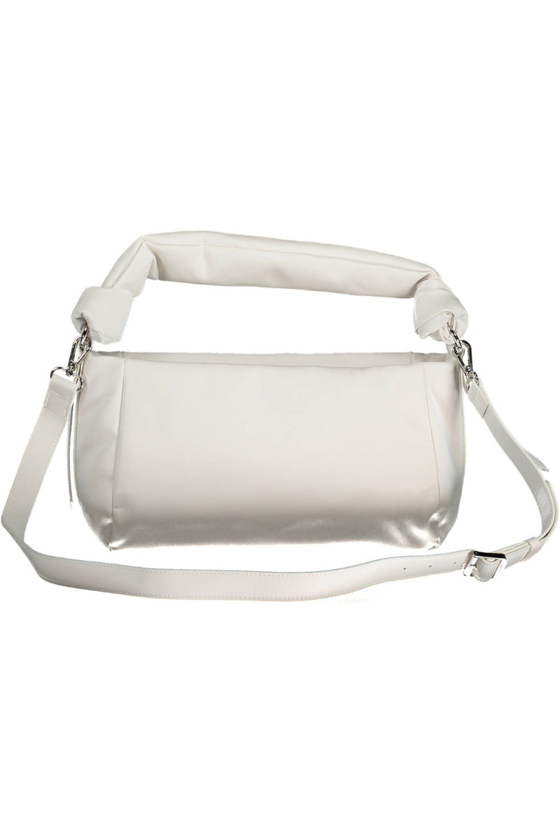 White Polyester Women Handbag Desigual