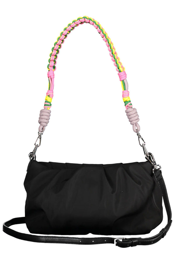 Black Polyester Women Handbag Desigual