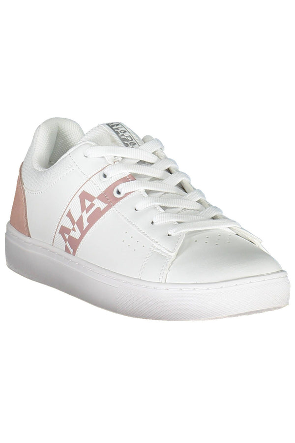 White Leather Women Sneaker Napapijri