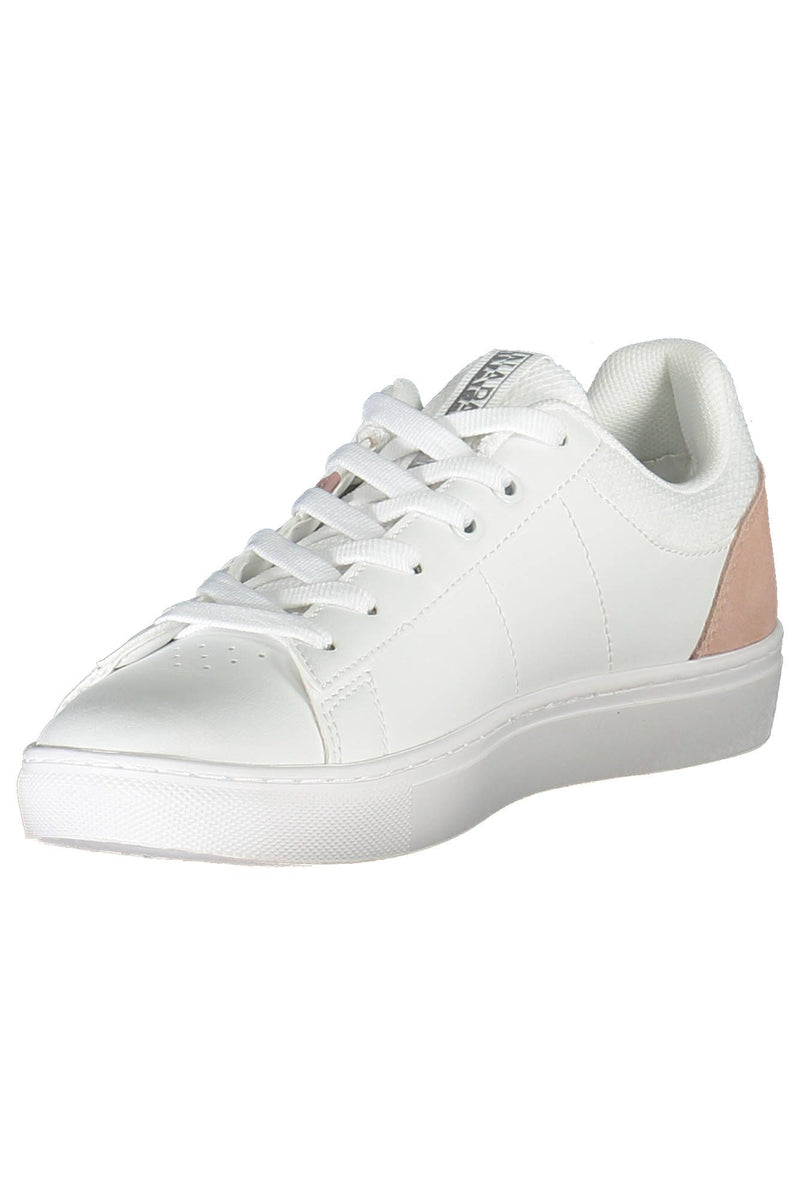 White Leather Women Sneaker Napapijri