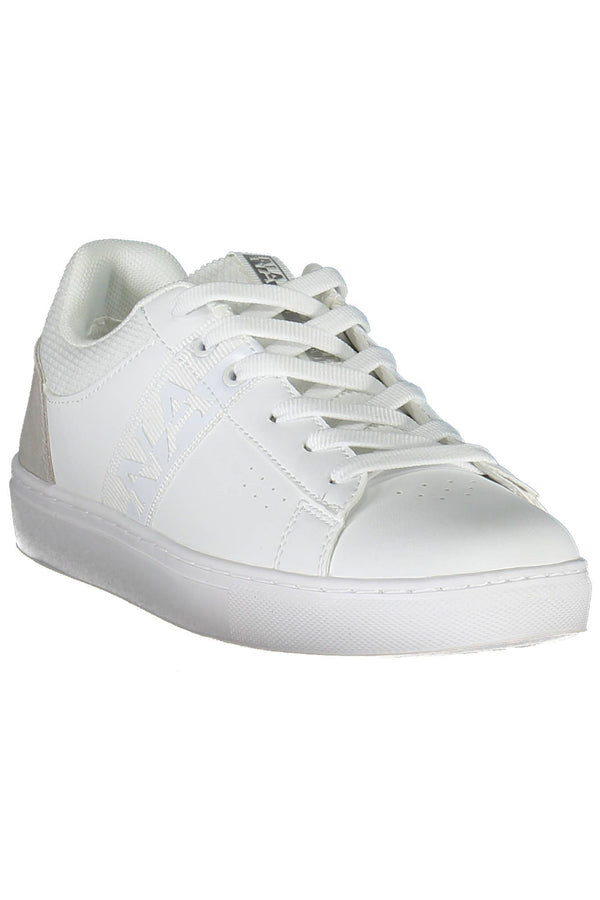 White Leather Women Sneaker Napapijri