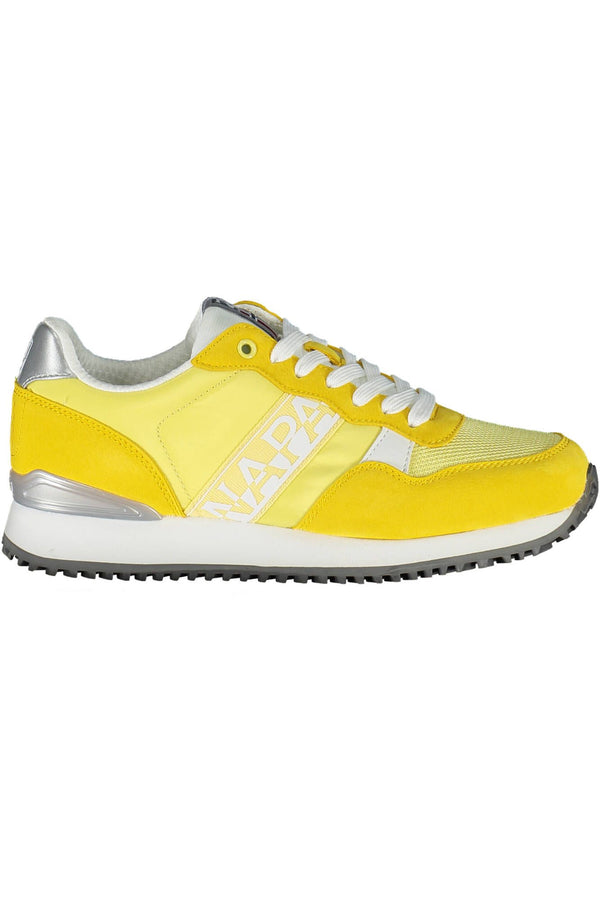 Yellow Polyester Women Sneaker Napapijri