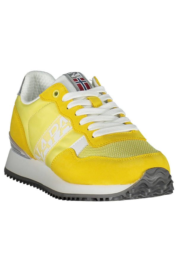 Yellow Polyester Women Sneaker Napapijri