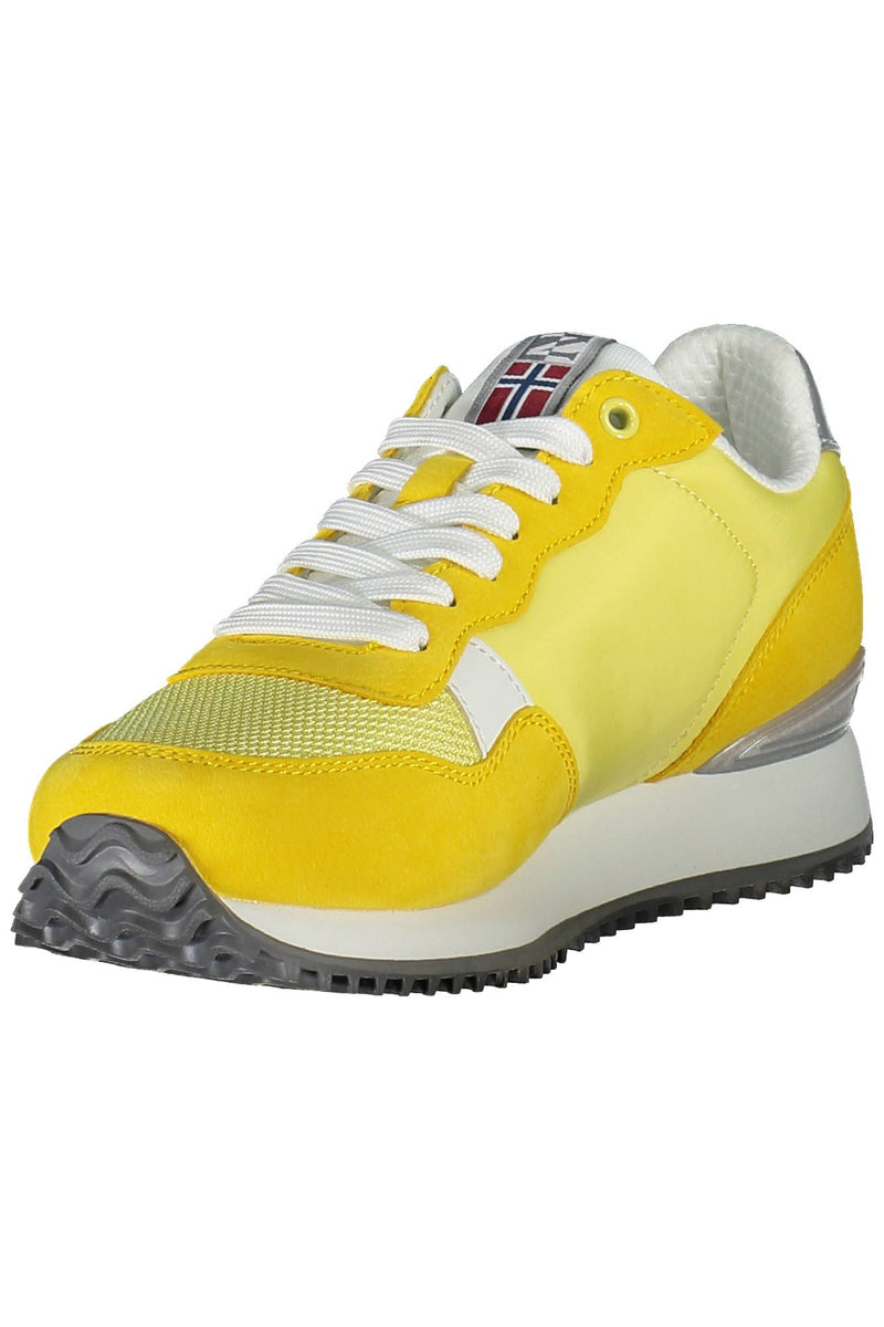 Yellow Polyester Women Sneaker Napapijri