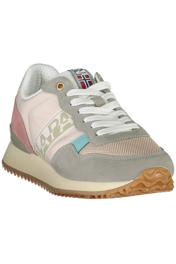 Pink Polyester Womens Sneaker Napapijri