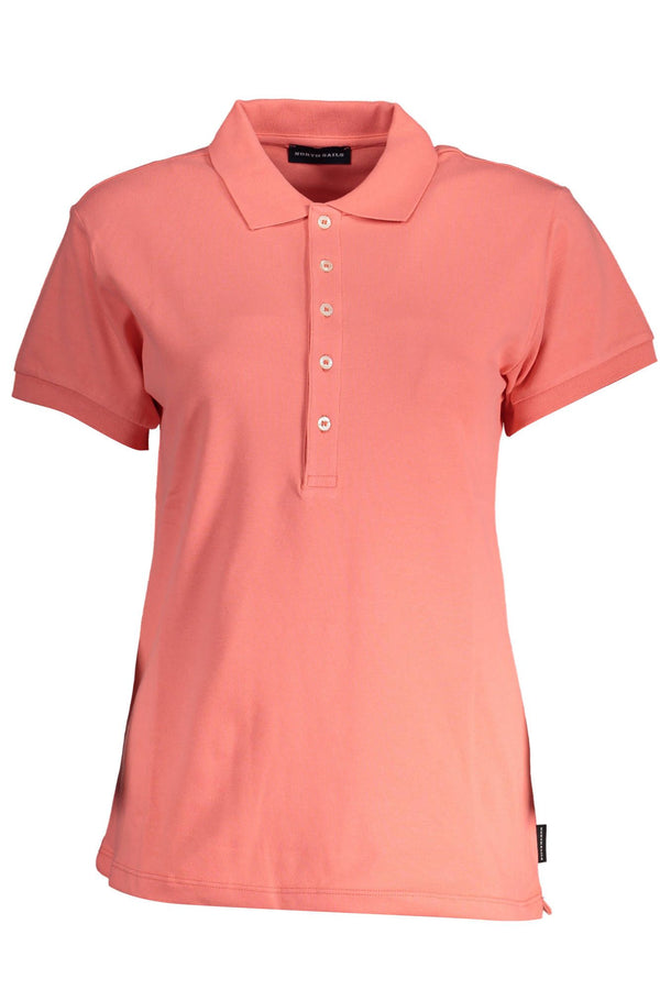 Pink Cotton Women Polo Shirt North Sails