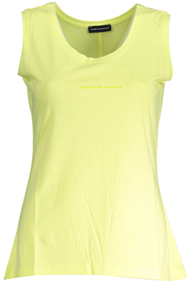 Yellow Viscose Women Top North Sails