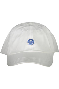 White Cotton Men Cap North Sails