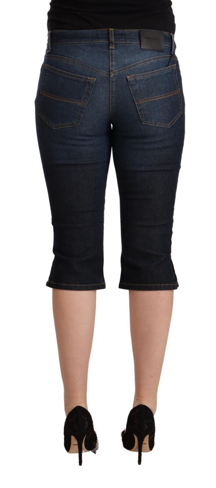 Chic Low Waist Capri Denim Pants GF Ferre