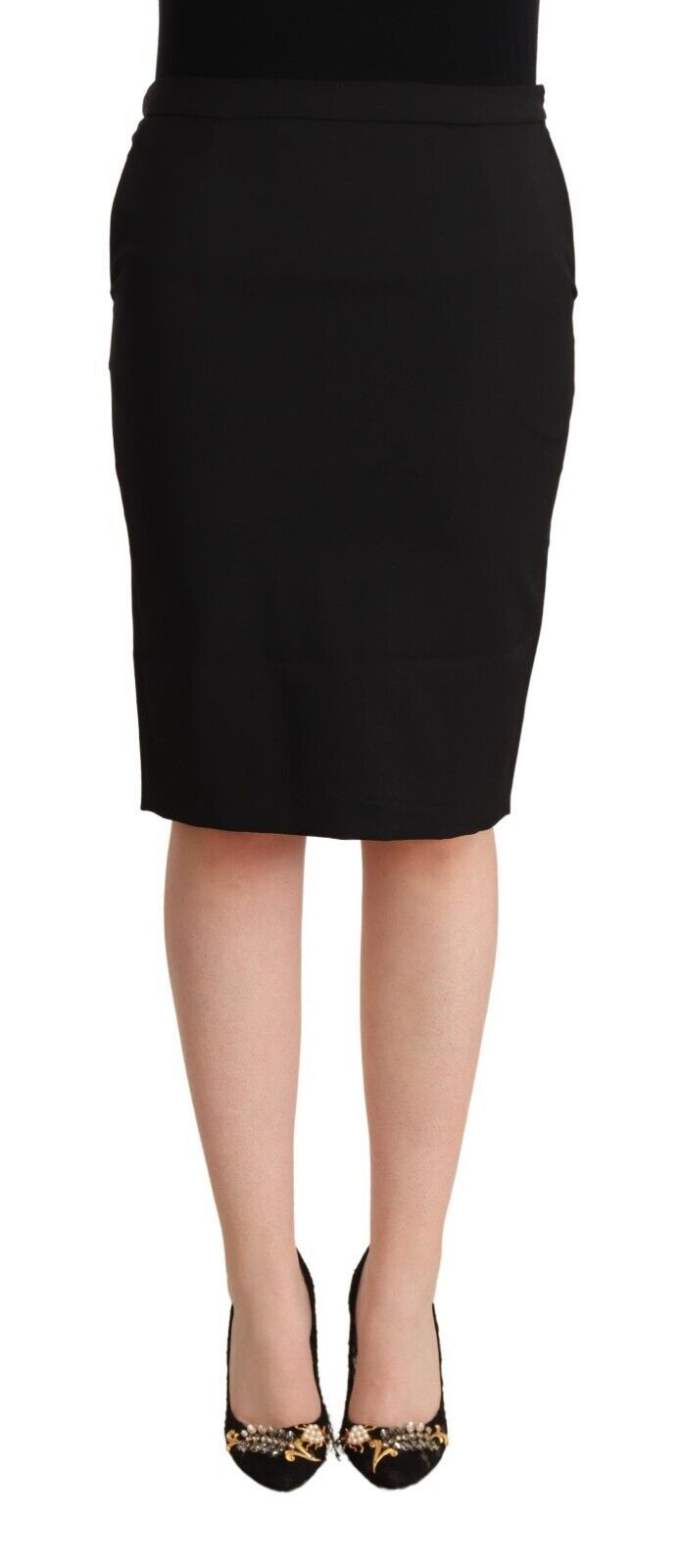 Chic Pencil Cut Knee-Length Skirt GF Ferre