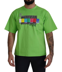 Chic Green Crewneck Short Sleeve Tee Dolce & Gabbana