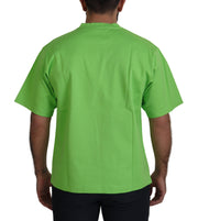 Chic Green Crewneck Short Sleeve Tee Dolce & Gabbana