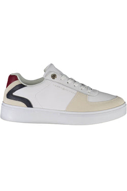 White Leather Women Sneaker Tommy Hilfiger