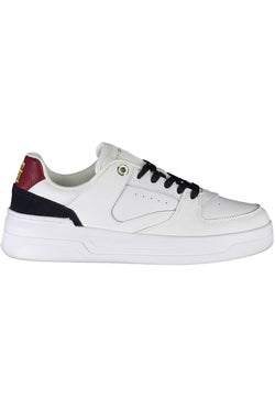 White Leather Women Sneaker Tommy Hilfiger