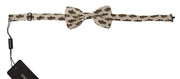 Elegant Car Print Silk Bow Tie Dolce & Gabbana