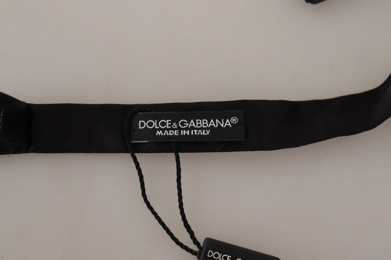 Elegant Multicolor Silk Bow Tie Dolce & Gabbana