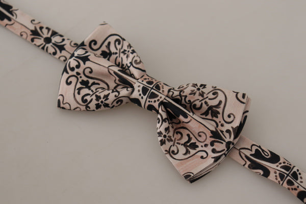 Elegant Multicolor Silk Bow Tie Dolce & Gabbana