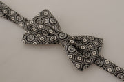 Elegant Black Silk Bow Tie Dolce & Gabbana